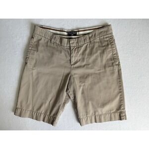 Polo Jeans Co Ralph Lauren Womens 6 Bermuda Vintage Khaki Shorts Classic Casual